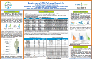Development of NTRK Reference Materials for Global Assay Standardization