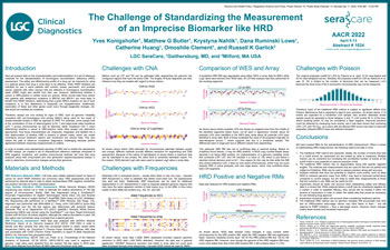 The challenge of standardizing the measurement of an imprecise biomarker like HRD